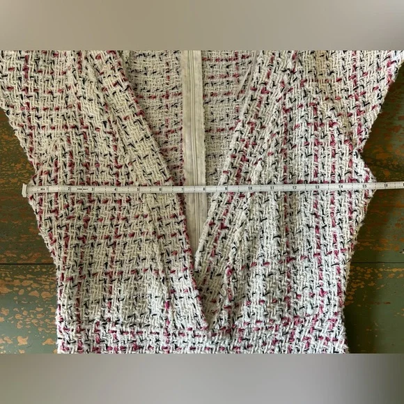 Zara Mini Dress  , color Cream/ black/ pink Size S - Picture 7 of 12